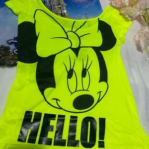 Disney Minnie Mouse Neon shirt
